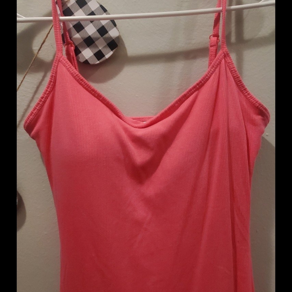 Pink Spaghetti Strap Dress